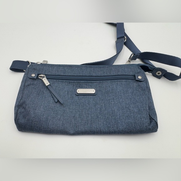BAGGALLINI RFID TRANSIT BAGG - STEEL BLUE - Picture 1 of 6